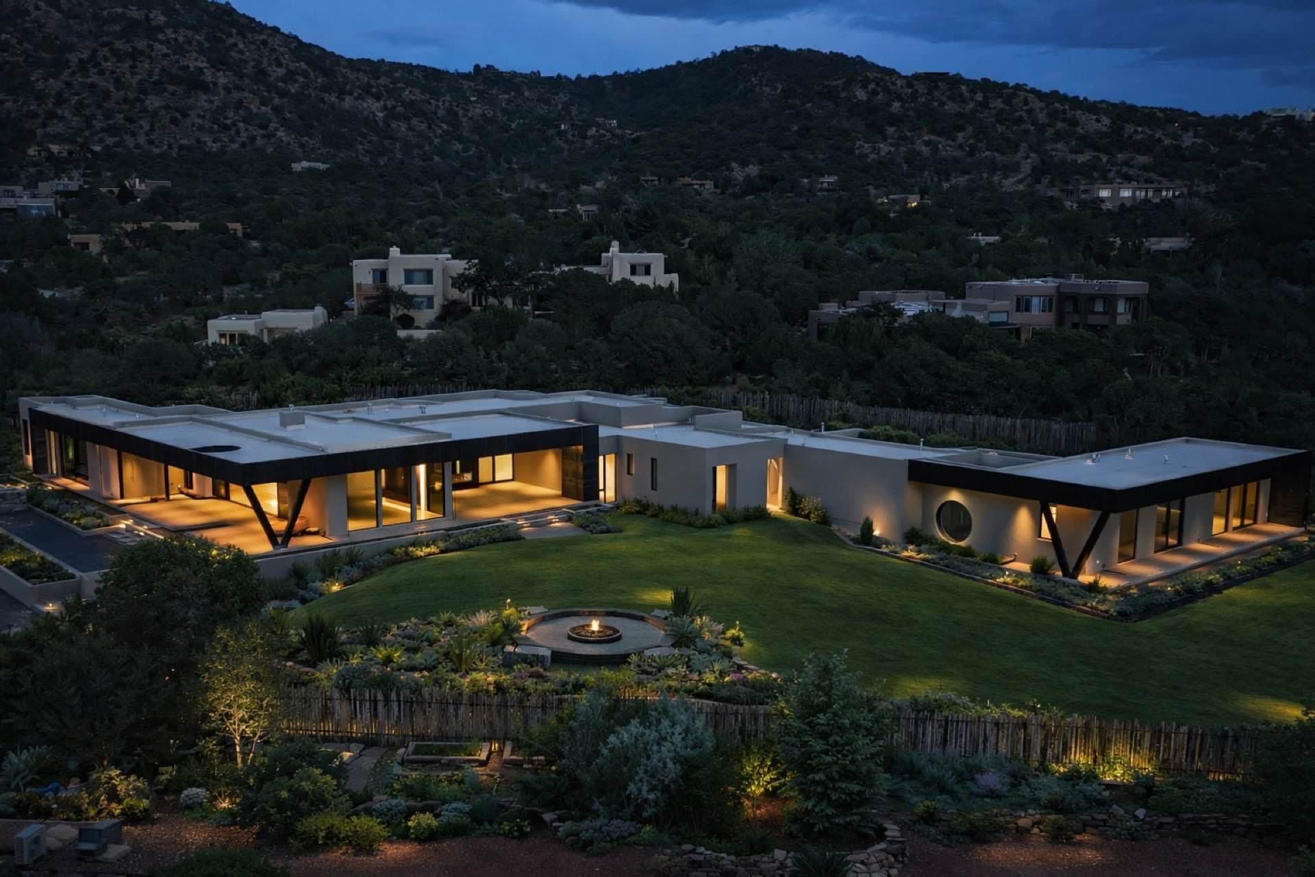 Luxury Estate at Twilight