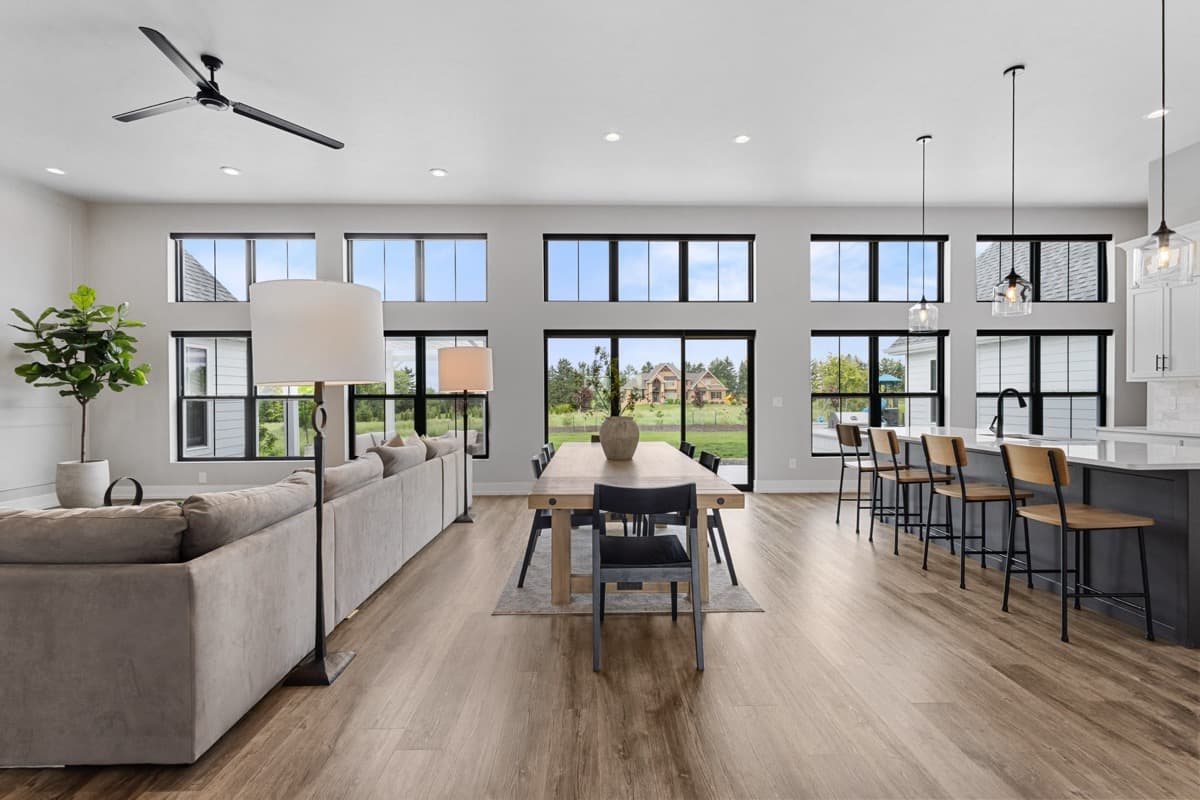 Open-Plan Living & Kitchen